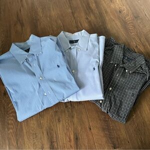 Men’s Lot of Ralph Lauren Dress Shirts (3) / like new